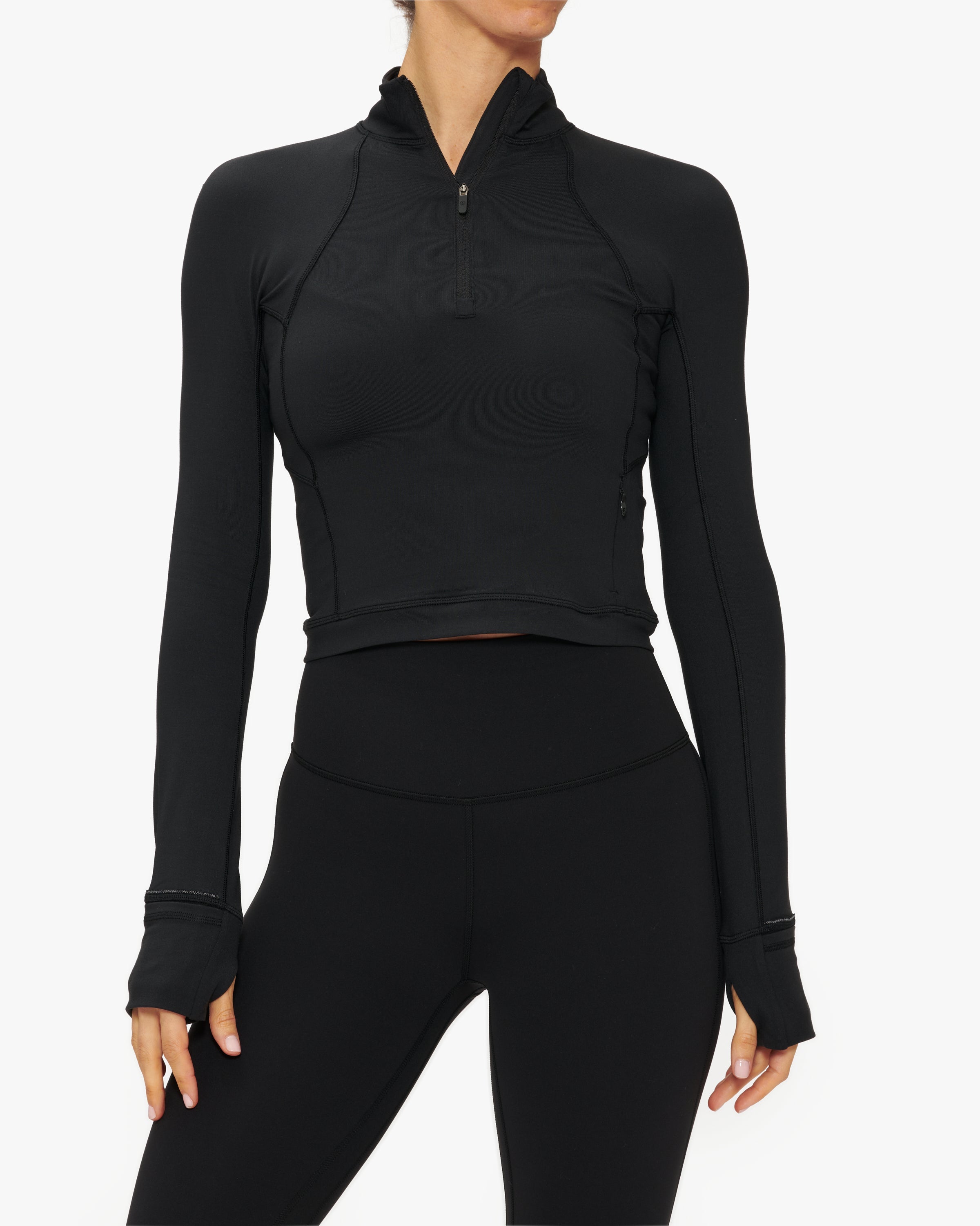 Lululemon It'S Rulu Cropped Half Zip