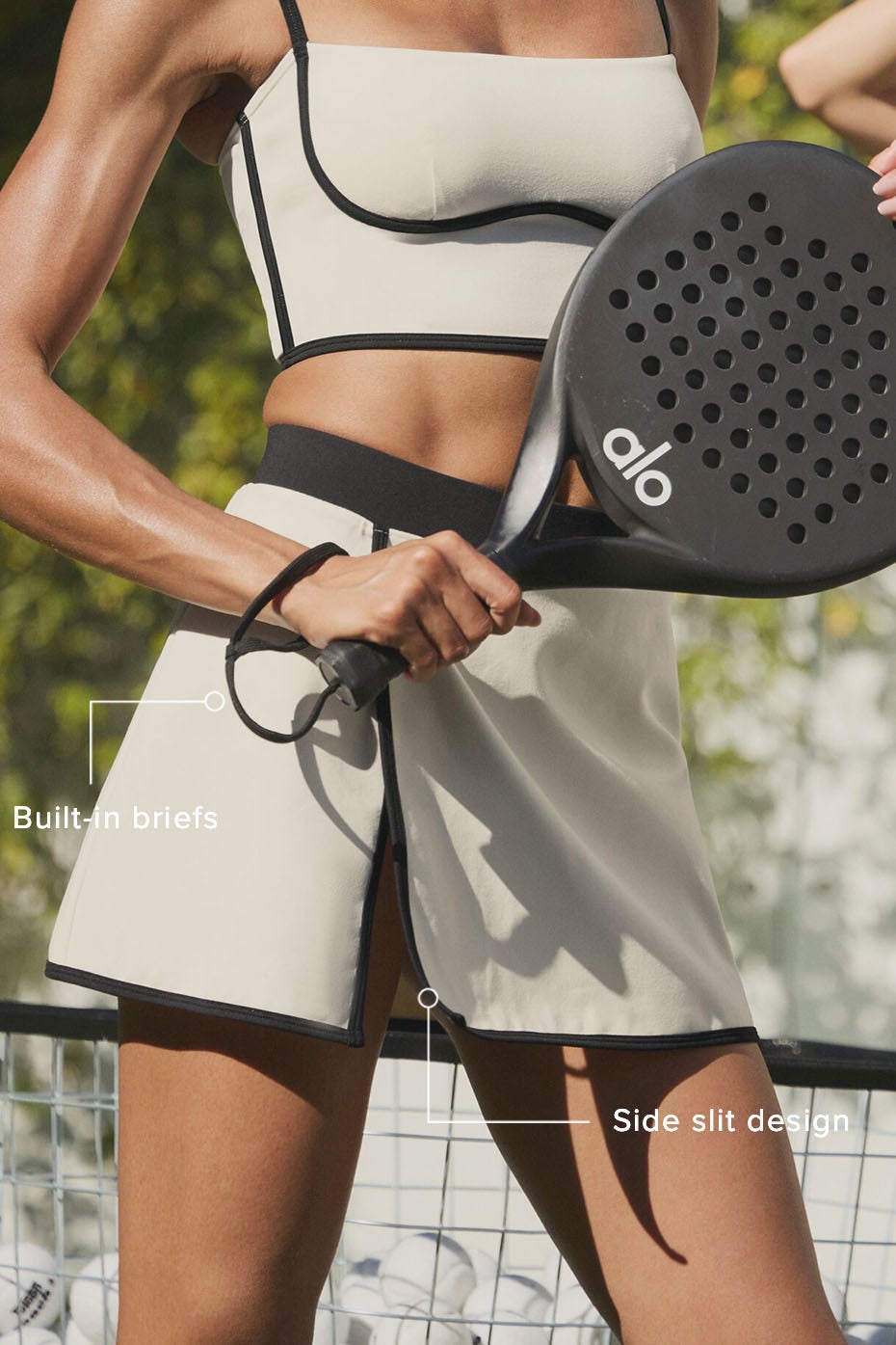 'New' airbrushed contoured skirt