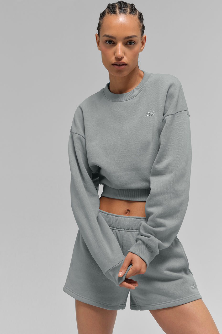 Accolade Best Seller Cropped Crew Neck Sweater