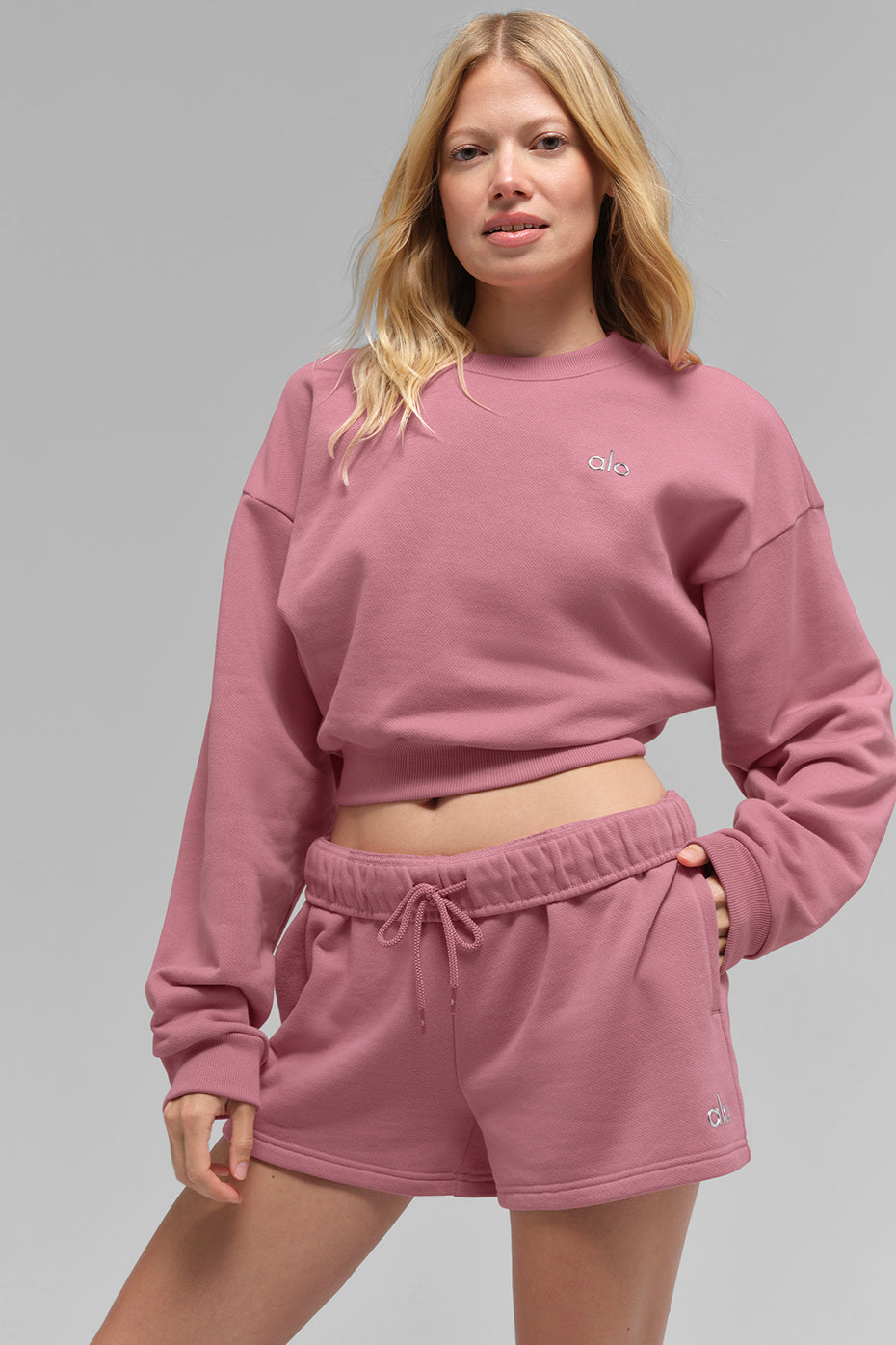 Accolade Best Seller Cropped Crew Neck Sweater